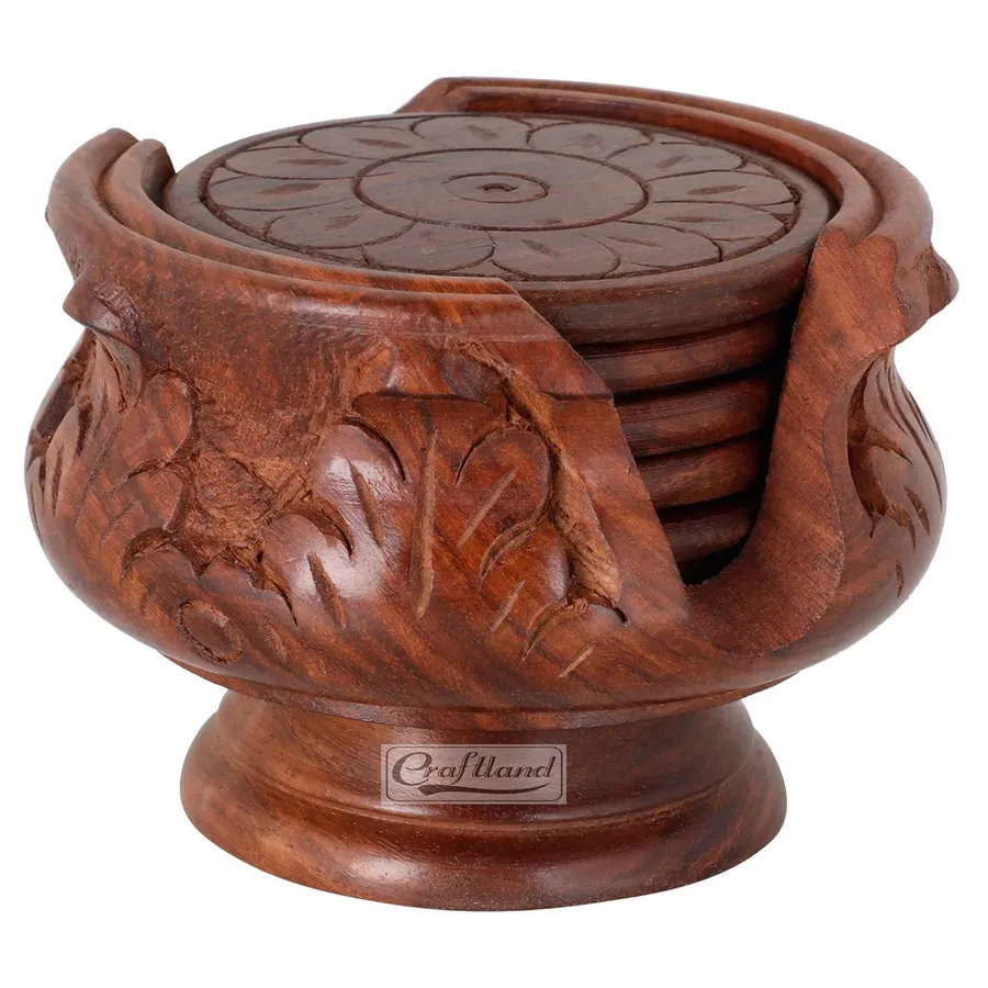 Wooden Handmade Carved Set for Home Decore — wholesale Home & Décor by the case