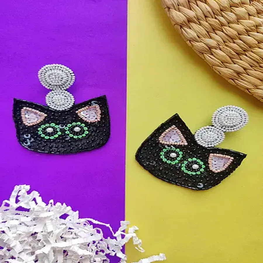 New Cat Style Creative Earrings - Party Keeraft Home Gifts — wholesale Party & Gifts by the case