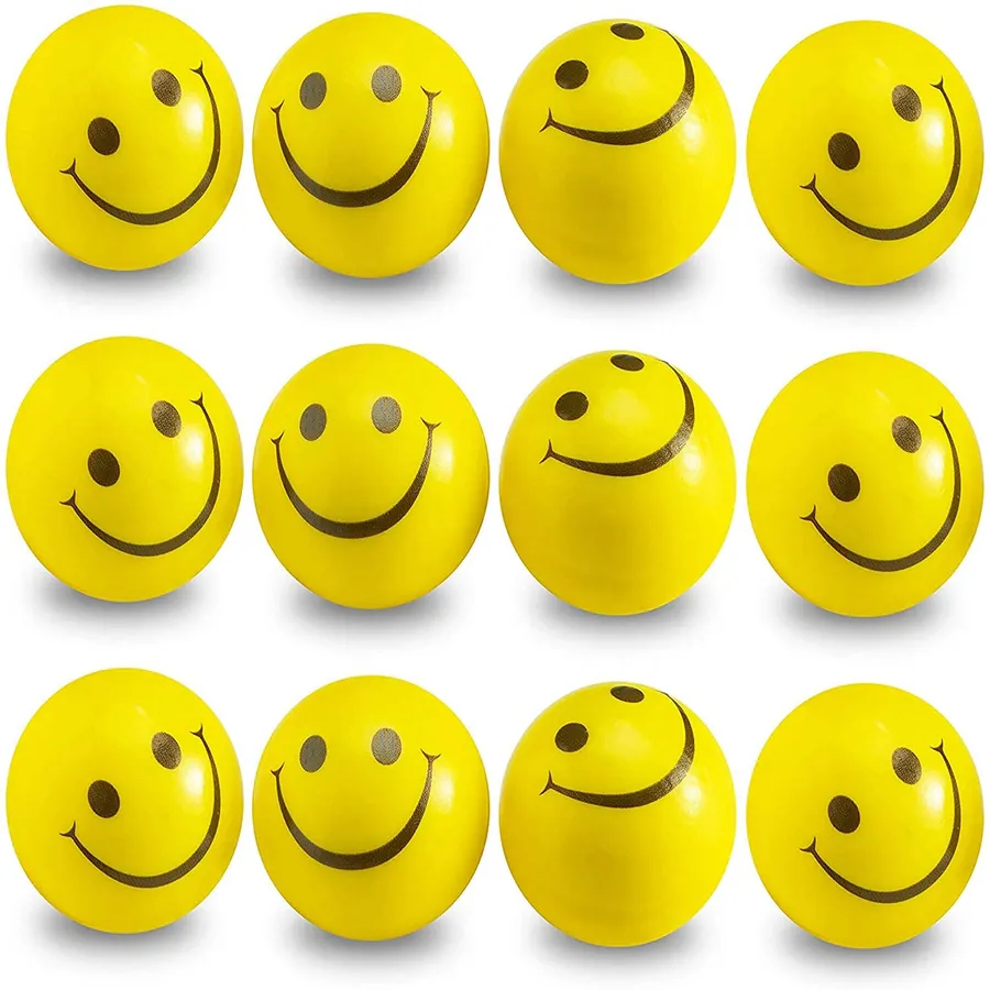 Smiley Face Fidget Kids Stress Balls — wholesale Fidgets & Sensory by the case