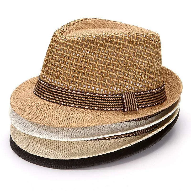 Wide Brim Sunshade Breathable Straw Hat - Assorted — wholesale Apparel & Accessories by the case