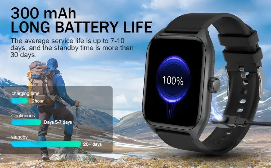 Fitness Smartwatch 1.96" HD — Gullee Gadgets Wellness Tracke — wholesale Kitchen & Drinkware by the case
