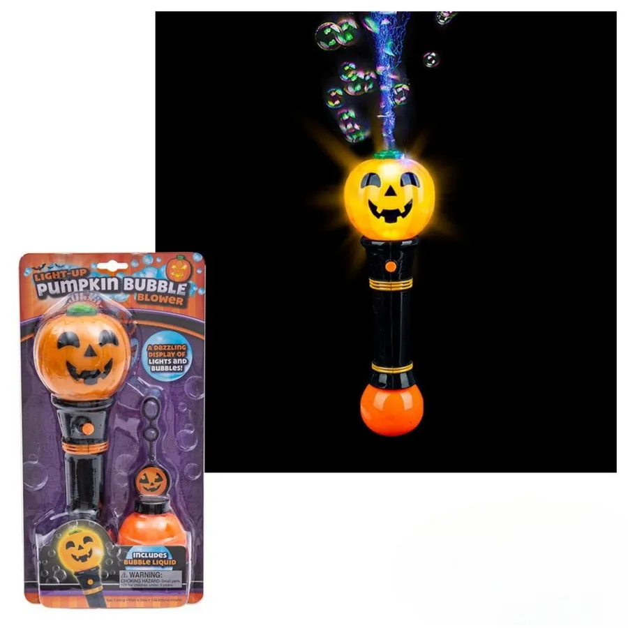 Halloween Light Up Bubble Blower Wand For Kids — wholesale Seasonal & Holiday by the case